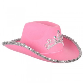Rózsaszín cowboy kalap